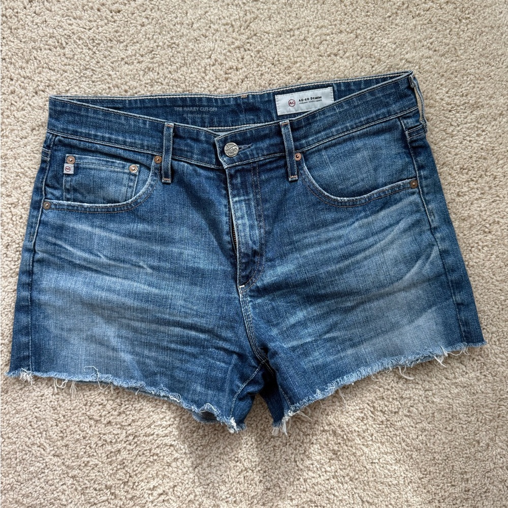AG denim Hailey cut-off boyfriend shorts size 29